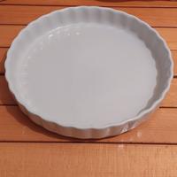 vassoio ceramica bianco.