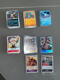 Carte Pokemon e One Piece