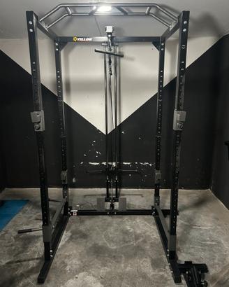 Home gym- power rack, bilancieri,dischi,accessori