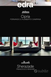 Edra divano Sherezade pelle bianco