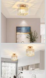 mini lampadari dorati 3 pezzi