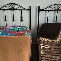 Due spalliere letti singoli in ferro battuto