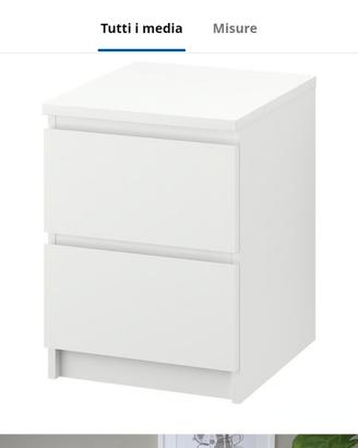 Comodino cassettiera Ikea MALM