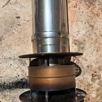 Camino coibentato da 150 acciaio 