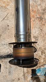 Camino coibentato da 150 acciaio 