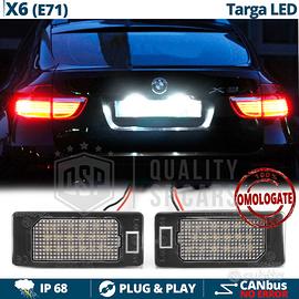 Luci Targa LED per BMW X6 E71 Plafoniere 6500K