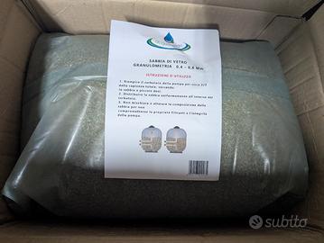 Sabbia di vetro 0,4 0,8 piscina