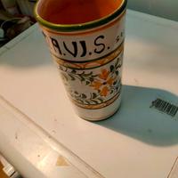 Portavino in ceramica artigianale Marsala 