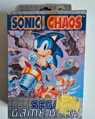 Sonic Chaos Sega Game Gear VideoGame con manuale