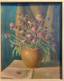 vecchio quadro fiori Cardi