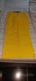 pantaloni sci Cmp gialli taglia 46