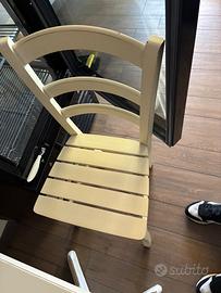 4 set tavoli e 8 sedie da interno