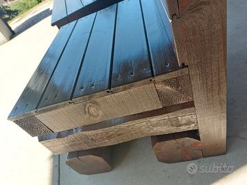 Salotto da giardino in legno