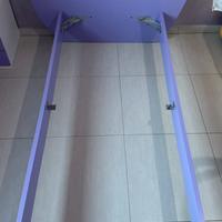 DUE strutture letto singolo cuore lilla