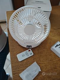 ventilatore da tavolo portatile 360°