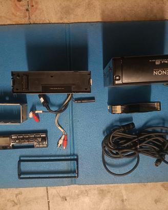 Autoradio Denon + caricatore CD Denon completo