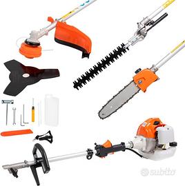 DECESPUGLIATORE A SCOPPIO BENZINA 52 CC 4 IN 1