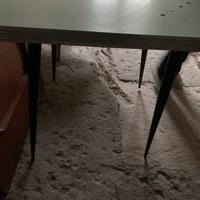 Tavolo in formica e acciaio vintage anni 70