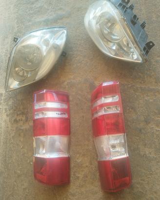fari e stop ricambi furgone Mercedes sprinter 