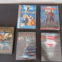 Lotto DVD super eroi + 4 film Harry Potter