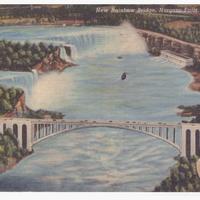 Cartolina Cascate del Niagara-New Rainbow Bridge.8