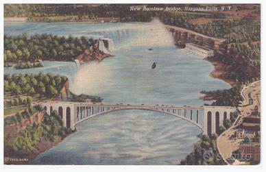 Cartolina Cascate del Niagara-New Rainbow Bridge.8