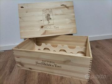 Scatole in legno naturale