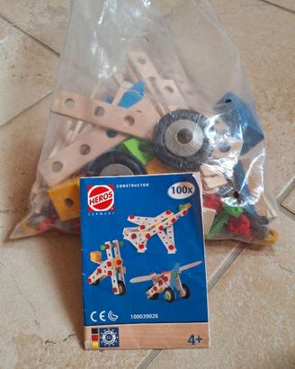 Set Heros Constructor da 100 pezzi 3 in 1 anni 4+