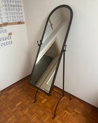 Specchio artigianale ferro battuto