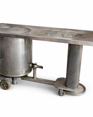 Bollitore acqua a gas 100 litri professionale
