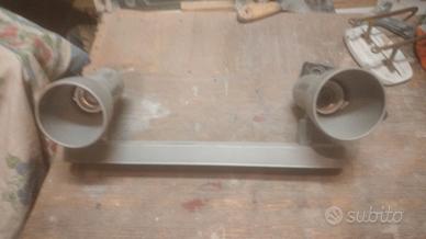 plafoniera a due lampadine attacco piccolo 