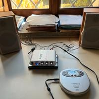 Mini-Amplificatore stereo+ lettore cd + casse Sony