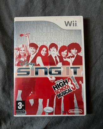 Disney sing it high school musical 3 nintendo wii