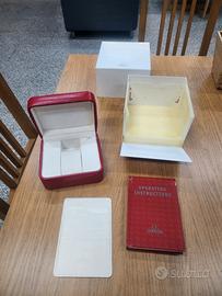 Omega scatola originale vintage 