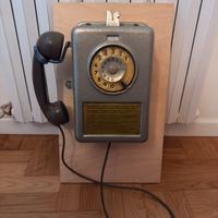 Telefono pubblico a gettoni Sip Stipel Anni 50