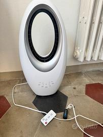 Ventilatore senza pale di design con telecomando