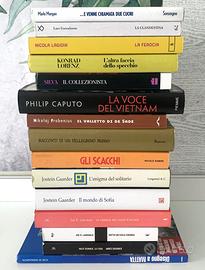 15 libri di varie edizioni