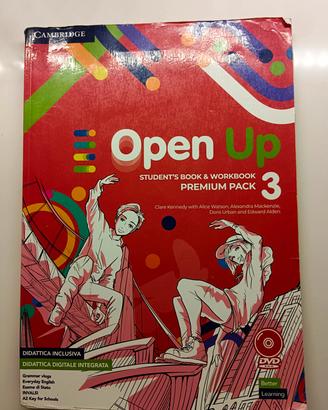 Libro scolastico con DVD-Rom OPEN UP 3