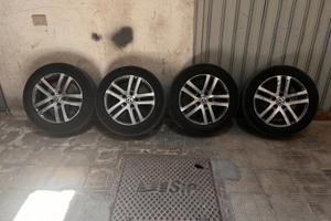 gomme e cerchi vw 5x112 r16 montati su golf 7
