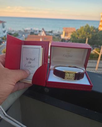 Cartier tank vermeil - FULL SET – Revisionato