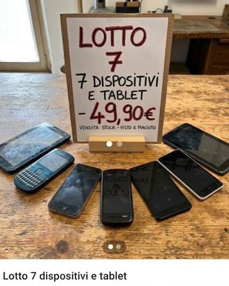 Lotto cellulari e tablet