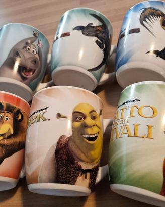 Serie tazze mug Dreamworks