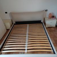 Letto matrimoniale con reti singole 