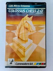 C64 cassetta gioco vintage COLOSSUS CHESS