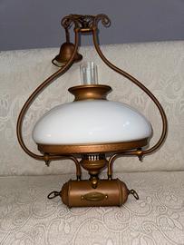 Lampadario Rame antico