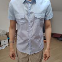 camicia Gaudi a maniche corte L, colore azzurro