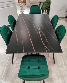 Tavolo vetro ceramica