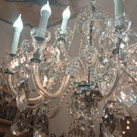 lampadario in cristallo di boemia