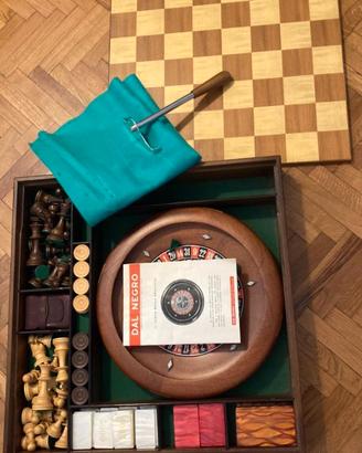 Set completo Dal Negro – Roulette,scacchi,dama