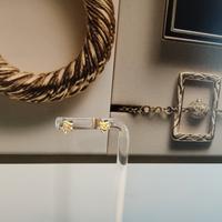 Orecchini a stella in oro giallo 18 kt Preowned 